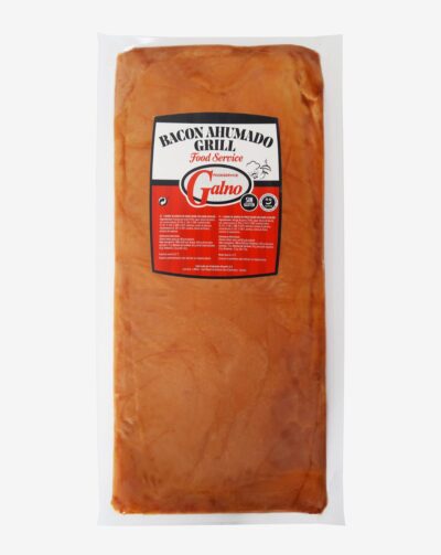 Fiambre de bacon cocido ahumado GALNO pieza entera
