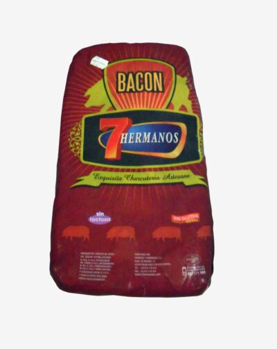 Bacon ahumado de Distribuciones Lucas Guzmán envasado al vacío