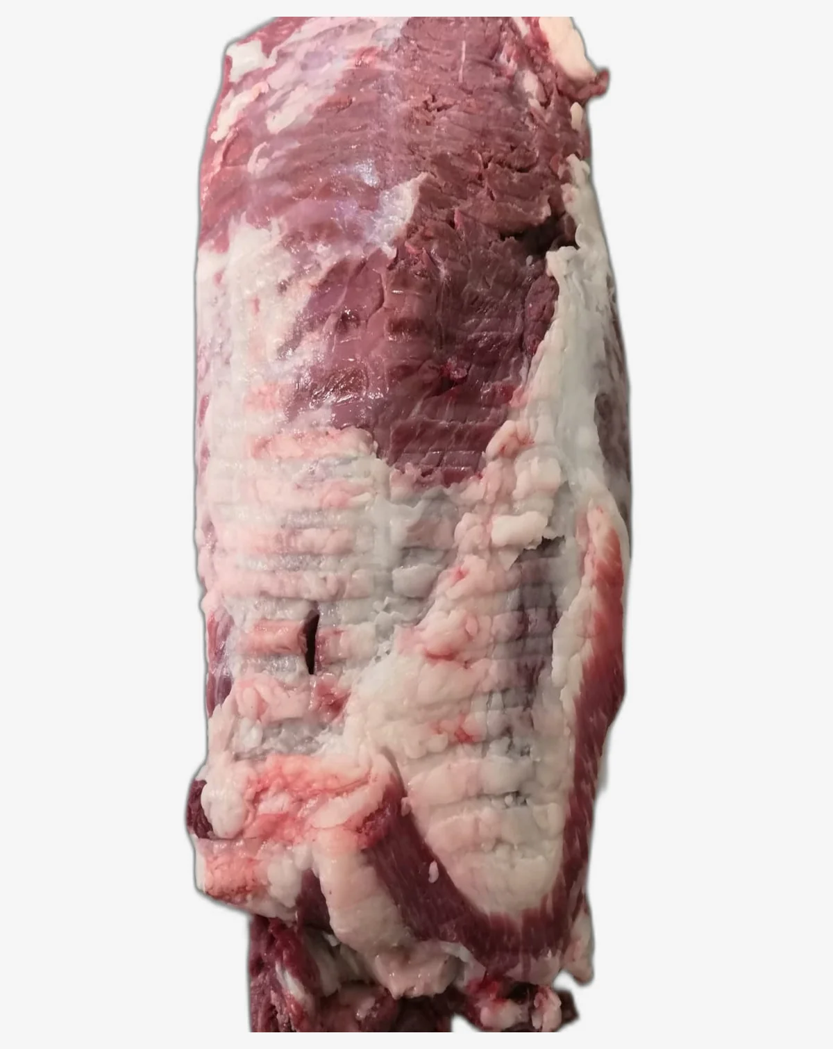 Corte de mogote ibérico fresco con vetas de grasa infiltrada Corte de mogote ibérico fresco con vetas de grasa infiltrada